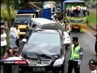 Enam Kendaraan Tabrakan Beruntun di Jombang