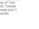 PAMCOTTON Premium Quality 8 piece of Towel Set 2 Bath Towels 2 Hand Towels and 4