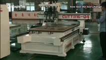 CNC Wood Cutting ATC Pneumatic Cylinder Machine Change Tools Review