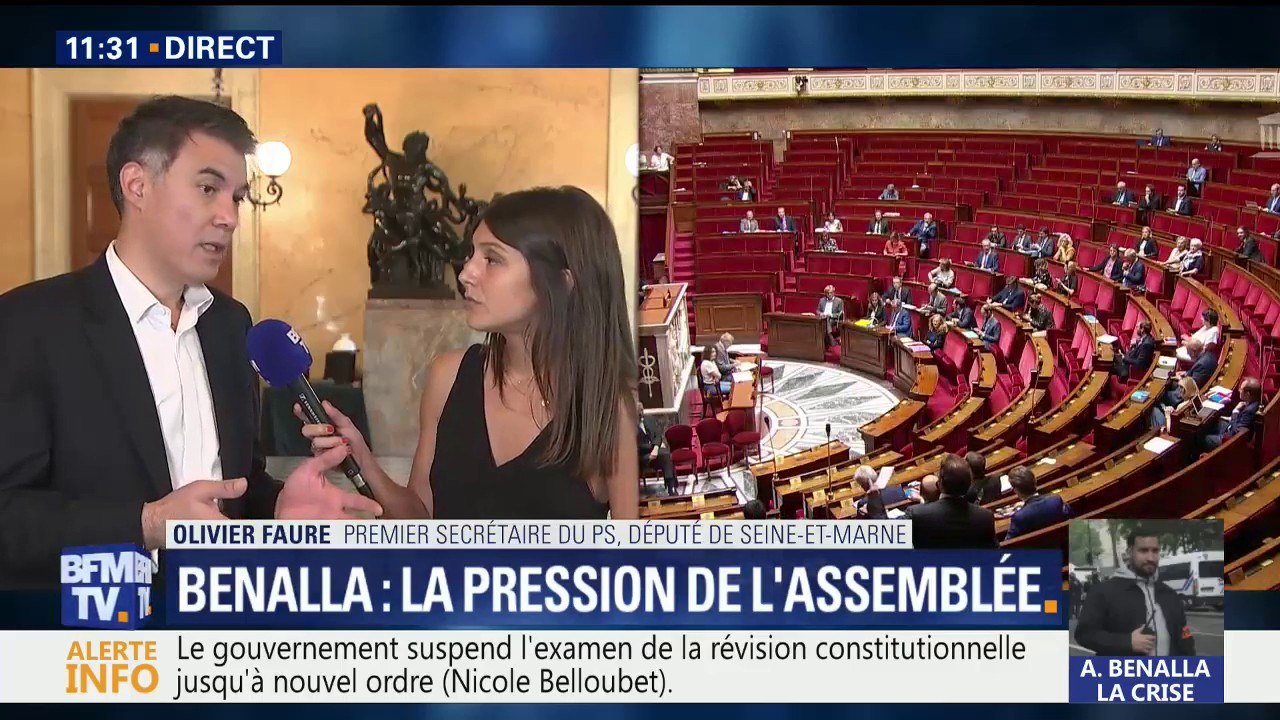 Affaire Benalla: le gouvernement suspend l'examen de la révision constitutionnelle jusqu'à nouvel ordre