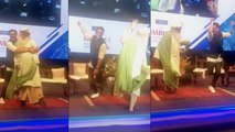 Ranveer Singh dance with Sadhguru Jaggi Vasudev in IIM Bangalore
