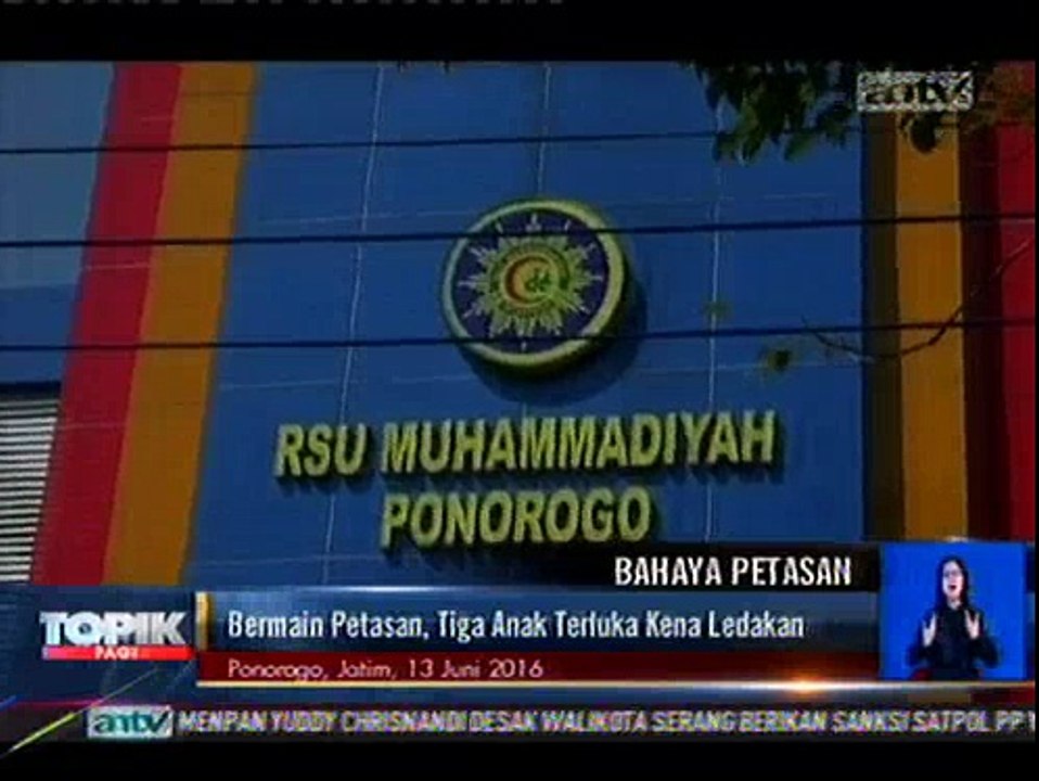 Bermain Petasan, Tiga Anak Terluka Kena Ledakan
