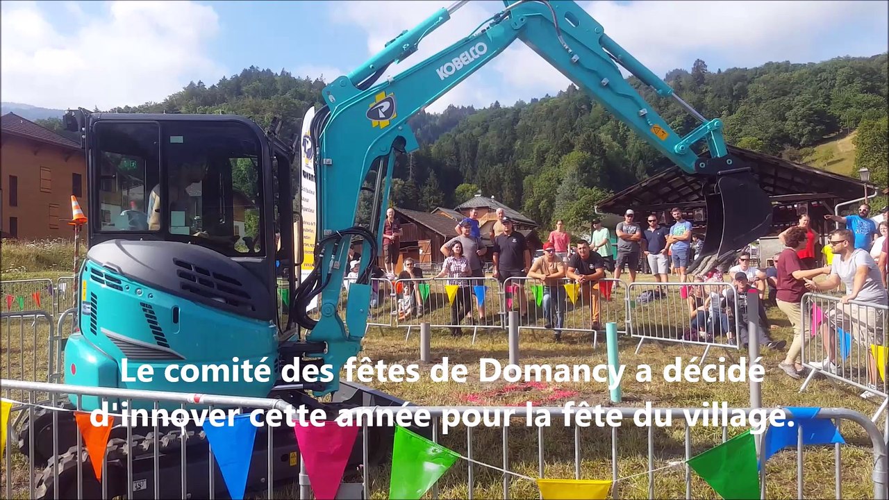 Domancy : concours de pelles mécaniques