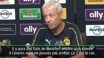 Dortmund - Favre : "Les montants des transferts vont encore augmenter"