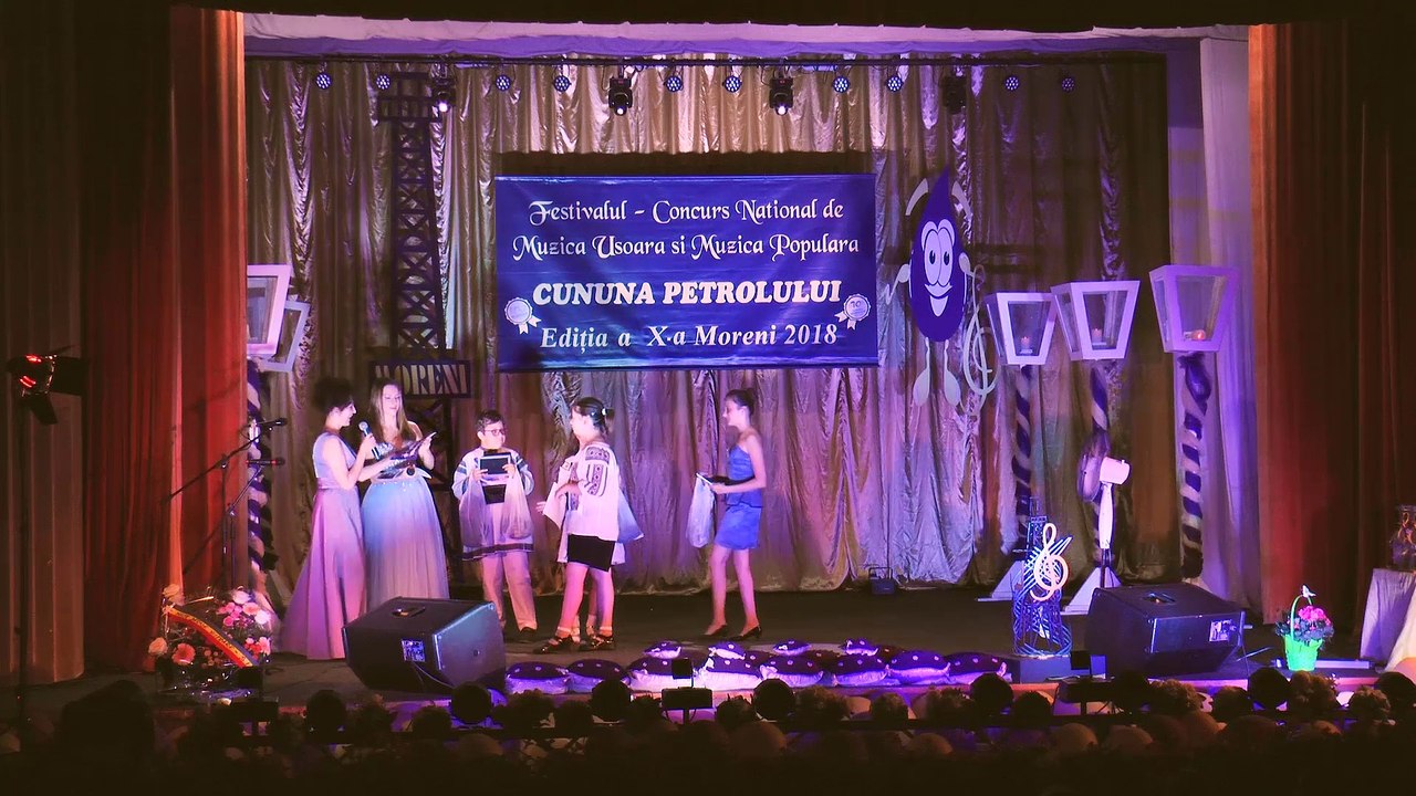 Gala de Premiere a Festivalul-Concurs National de Muzica Usoara si Muzica Populara ''Cununa Petrolului'' editia a X-a Moreni 2018 partea a I-a