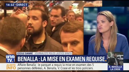 Affaire Benalla: la mise en examen des cinq suspects requise