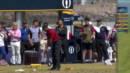 Les images de l'entraînement de Tiger Woods