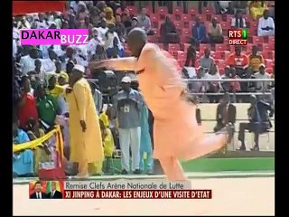 Bakk de Tyson, Modou Lo, Lac 2, Boy Niang devant les présidents Sall et Xi Jinping