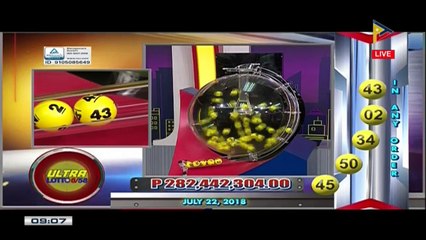 PCSO 9 PM Lotto Draw, July 22, 2018