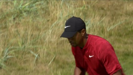 Tiger Woods rate le birdie d'entrée de peu