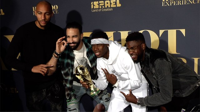 Steven Nzonzi, Adil Rami, Paul Pogba, Samuel Umtiti 2018 Maxim Hot 100 Experience