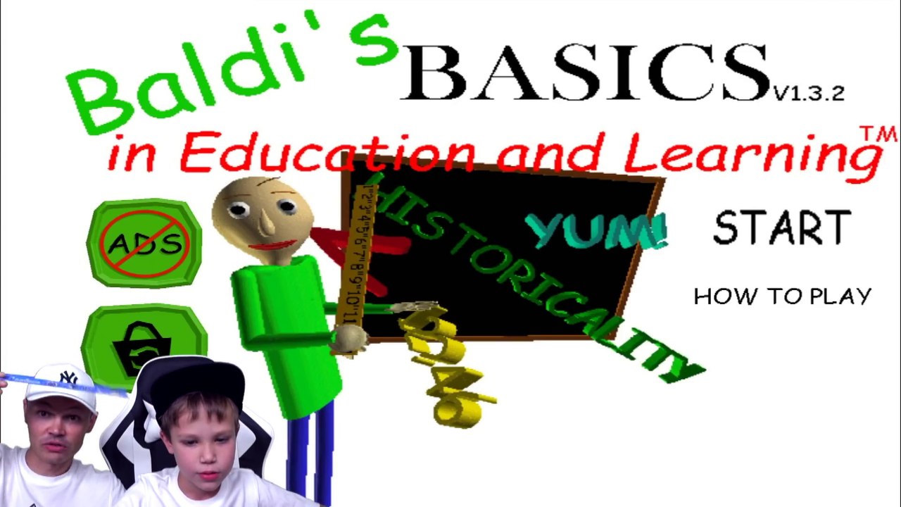ЗЛОЙ УЧИТЕЛЬ БАЛДИ в  Baldi's basics in education and learning