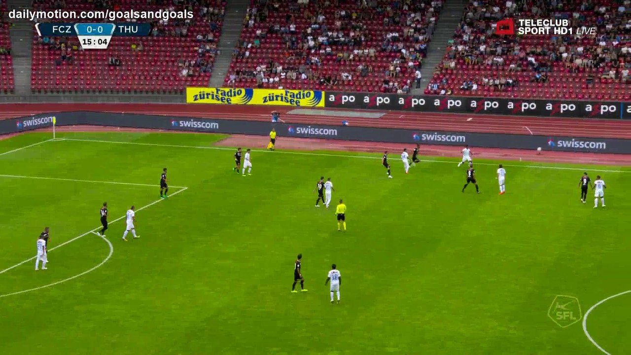 Marco Schonbachler Goal HD - FC Zurich 1 - 0 Thun - 22.07.2018 (Full Replay)