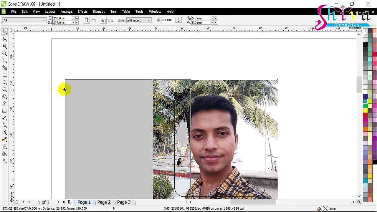 Corel Draw Tutorials in hindi How To use Power Clip Command | पॉवर क्लिप कमांड क्या है और कैसे प्रयोग करें | by Shiva Graphics