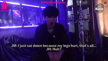[ENG] 180722 [BANGTAN BOMB] Who gets up at the end - BTS (방탄소년단)