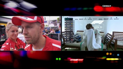 La réaction de Sebastian Vettel après le Grand Prix
