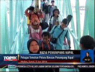 Razia Penumpang Kapal, Petugas Temukan Peluru Tanpa Dokumen