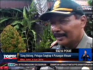 Siang Bolong Bulan Ramadan, Petugas Tangkap 4 Pasangan Mesum