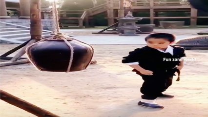 Small boy amazing skills