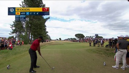 Tiger Woods entame le retour au trou n°10