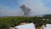 Antalya'daki Orman Yangını... 39 Arazöz, 221 Yangın İşçisi, 6 Söndürme Helikopteri, 2 Amfibik Uçak...