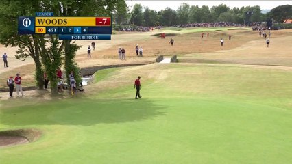Le par pour Tiger Woods qui se retrouve seul en tête !