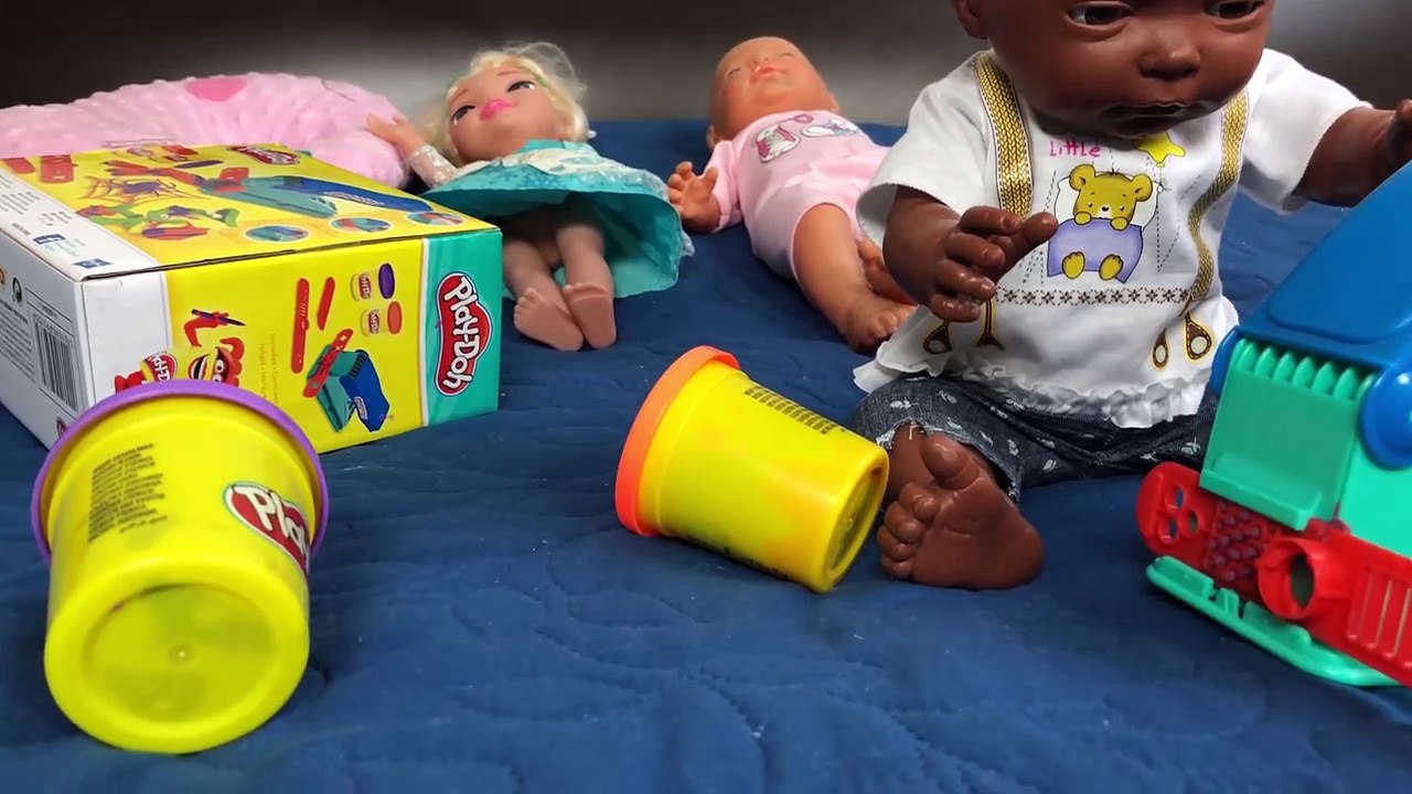 Lika Pretend Plays with Cleaning Toys- Are you sleeping brother John JoyJoy Lika