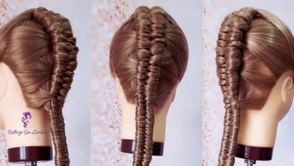 Como Hacer una Trenza Oruga  / Trenza Infinita de Raiz by Belleza sin Limites