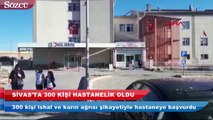 O ilçede 300 kişi hastanelik oldu