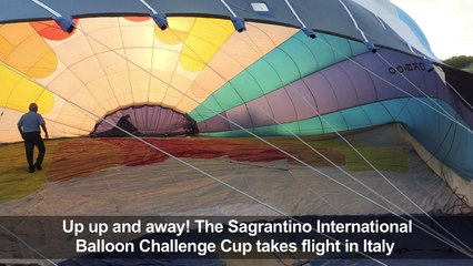 Hot air balloon competition kicks off in Umbria