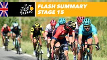 Flash Summary - Stage 15 - Tour de France 2018