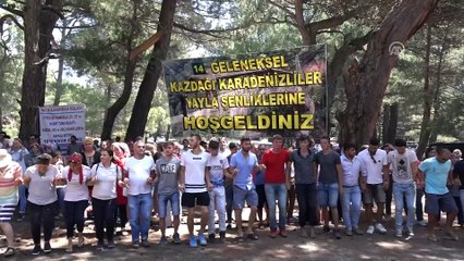 Karadenizliler Kazdağları'nda bir araya geldi - BALIKESİR