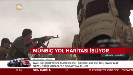 Münbiç yol haritası işliyor