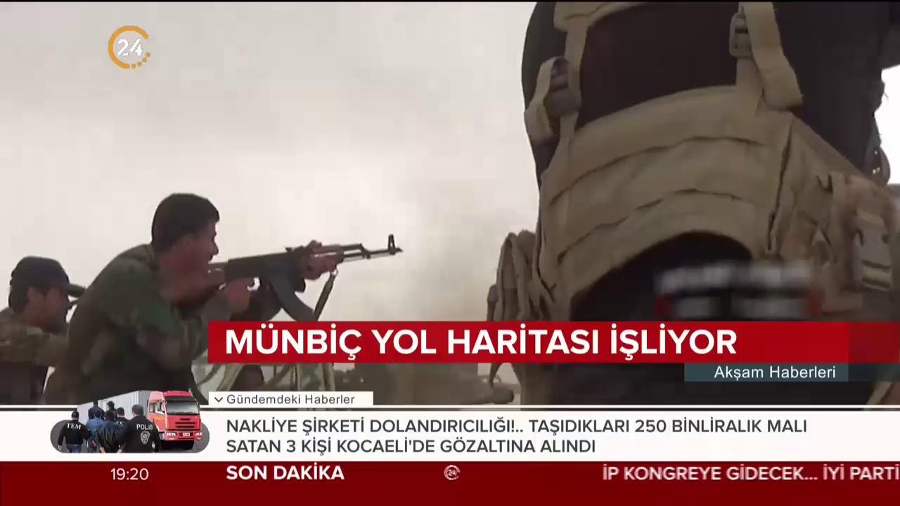 Münbiç yol haritası işliyor