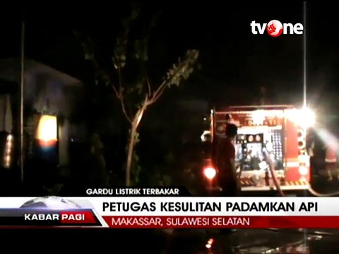 Gardu Listrik Perusahaan Kapal Ludes Terbakar