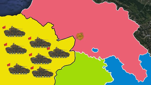 Azerbaycan vs Gürcistan ft. Türkiye vs Ermenistan Savaşsaydı (TEK PARÇA!)