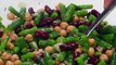 This fresh HOMEMADE THREE BEAN SALAD is so much tastier than the store bought variety. The dressing gives it a sweet, vinegary bite that is irresistibly good!