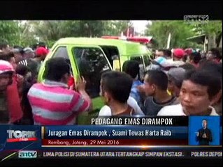 Pasutri Pedagang Emas Dirampok, Suami Tewas Dianiaya