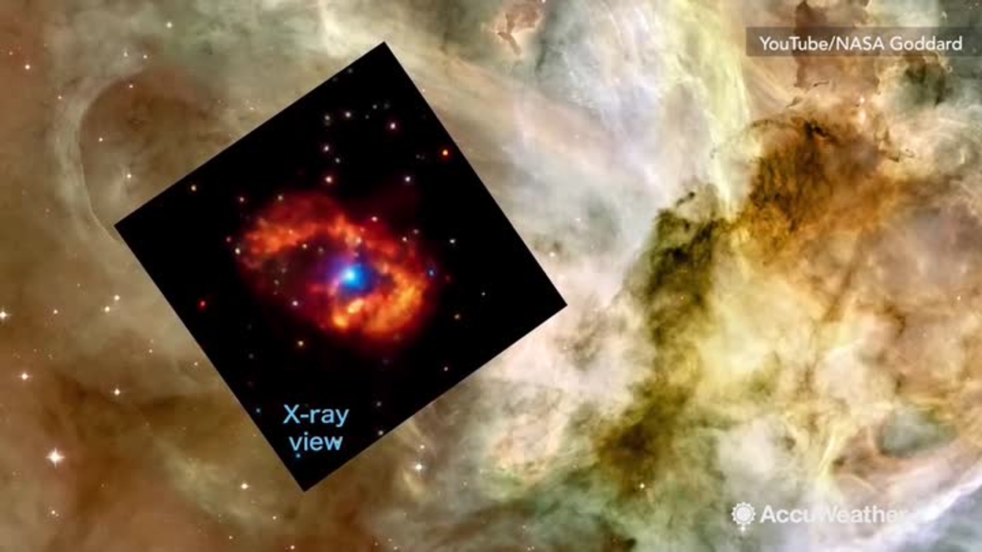 ⁣NASA's NuSTAR telescope finds Eta Carinae superstar shooting cosmic rays