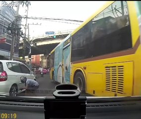 Ce motard de Bangkok va avoir beaucoup de chance