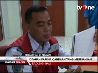 Bercanda Berlebihan di Pesawat, WNA Diperiksa