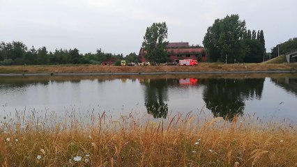 Noyade dans le canal Nimy-Blaton à Hensies