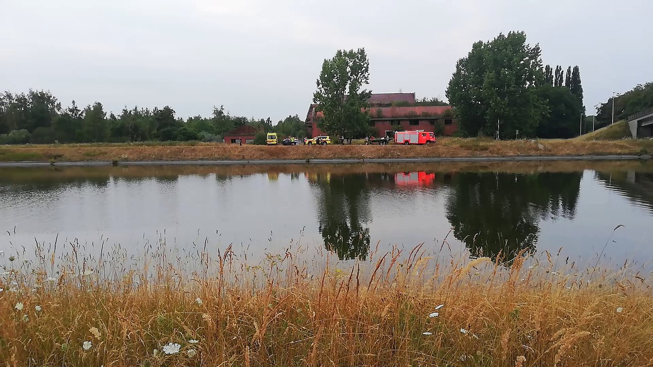 Noyade dans le canal Nimy-Blaton à Hensies