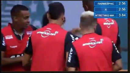 Luan Goal - Palmeiras vs Atletico MG 1-1 22/07/2018
