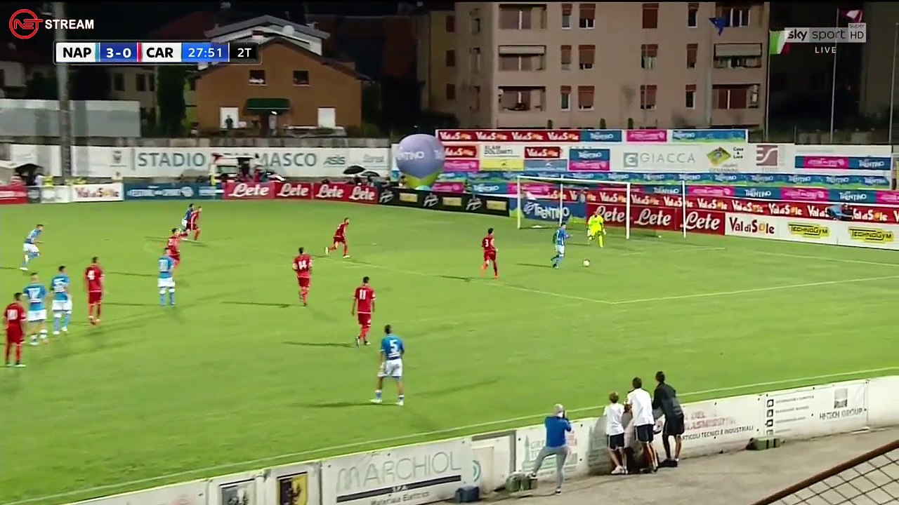Simone Verdi Goal HD - Napoli 4 - 0 Carpi - 22.07.2018 (Full Replay)