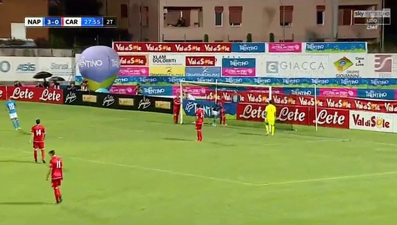 Simone Verdi Goal HD - Napoli (Ita) 4-0 Carpi (Ita) 22.07.2018