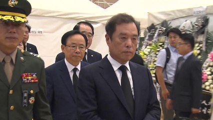 김병준, 헬기사고 유족 위로..."재발방지 대책 마련" / YTN