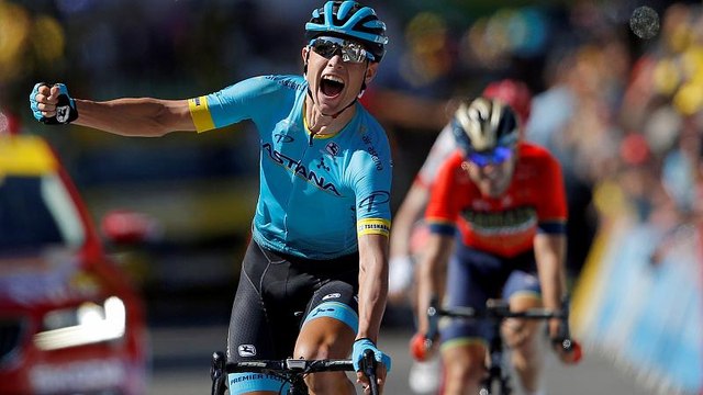 Тур де Франс : вторая победа астанинца