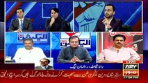 Hot debate of PML-N leader Rana Sanaullah with journalist Arif Bhatti and Sabir Shakir