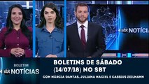 Boletim SBT Notícias de Sábado (14/07/18) (Compilado) (Únicos) | SBT 2018